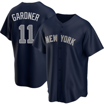 Brett Gardner Men's Replica New York Yankees Navy Alternate Jersey