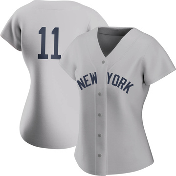 Brett Gardner Women's Authentic New York Yankees Gray 2021 Field of Dreams Jersey