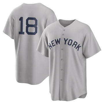 Don Larsen Men's Replica New York Yankees Gray 2021 Field of Dreams Jersey