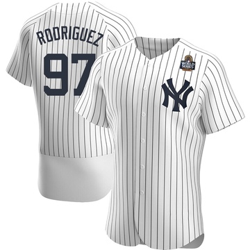 Jesus Rodriguez Men's Authentic New York Yankees White Home 2024 World Series Jersey