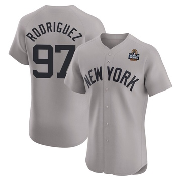 Jesus Rodriguez Men's Elite New York Yankees Gray Road 2024 World Series Jersey