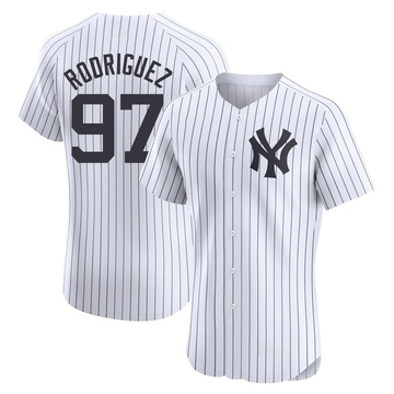 Jesus Rodriguez Men's Elite New York Yankees White Home Jersey