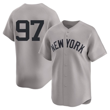 Jesus Rodriguez Men's Limited New York Yankees Gray Away 2nd Jersey