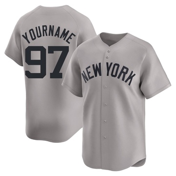 Jesus Rodriguez Men's Limited New York Yankees Gray Away Jersey