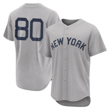 Kyle Zurak Men's Authentic New York Yankees Gray 2021 Field of Dreams Jersey