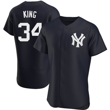 Michael King Men's Authentic New York Yankees Navy Alternate Jersey