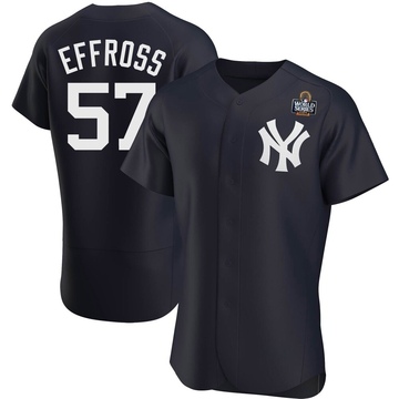 Scott Effross Men's Authentic New York Yankees Navy Alternate 2024 World Series Jersey