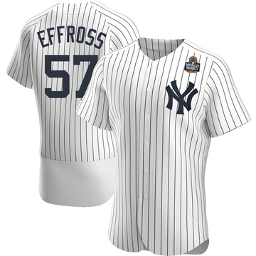 Scott Effross Men's Authentic New York Yankees White Home 2024 World Series Jersey