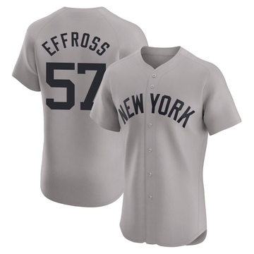 Scott Effross Men's Elite New York Yankees Gray Road Jersey