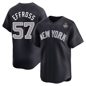 Scott Effross Men's Limited New York Yankees Navy Alternate 2024 World Series Jersey