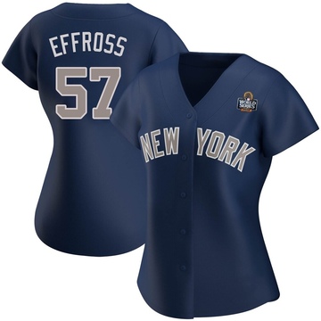 Scott Effross Women's Replica New York Yankees Navy Alternate 2024 World Series Jersey