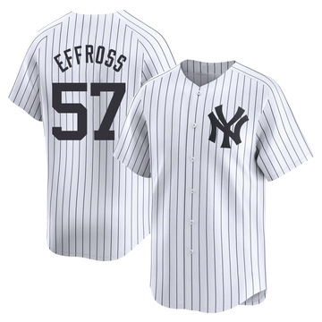 Scott Effross Youth Limited New York Yankees White Yankee Home Jersey