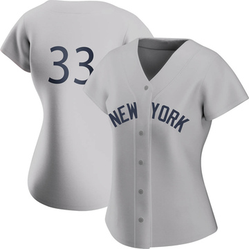 Tim Locastro Women's Authentic New York Yankees Gray 2021 Field of Dreams Jersey