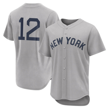 Troy Tulowitzki Men's Authentic New York Yankees Gray 2021 Field of Dreams Jersey