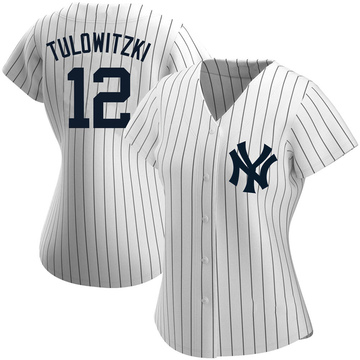 Troy Tulowitzki Women's Authentic New York Yankees White Home Name Jersey
