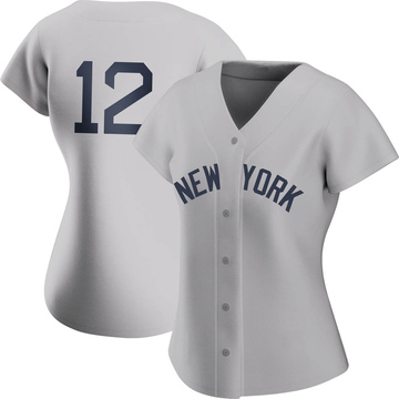 Troy Tulowitzki Women's Replica New York Yankees Gray 2021 Field of Dreams Jersey