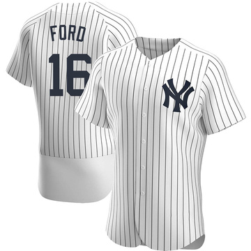 Whitey Ford Men's Authentic New York Yankees White Home Jersey