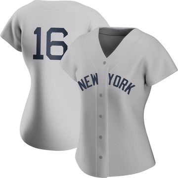 Whitey Ford Women's Replica New York Yankees Gray 2021 Field of Dreams Jersey