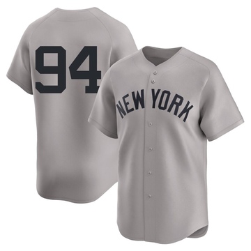 Yoendrys Gomez Men's Limited New York Yankees Gray Away 2nd Jersey