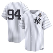 Yoendrys Gomez Men's Limited New York Yankees White Yankee Home 2nd 2024 World Series Jersey