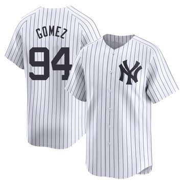 Yoendrys Gomez Men's Limited New York Yankees White Yankee Home Jersey