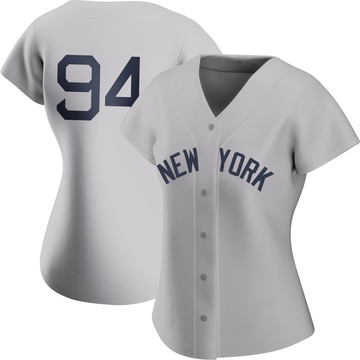 Yoendrys Gomez Women's Authentic New York Yankees Gray 2021 Field of Dreams Jersey