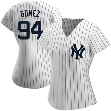 Yoendrys Gomez Women's Authentic New York Yankees White Home Name Jersey
