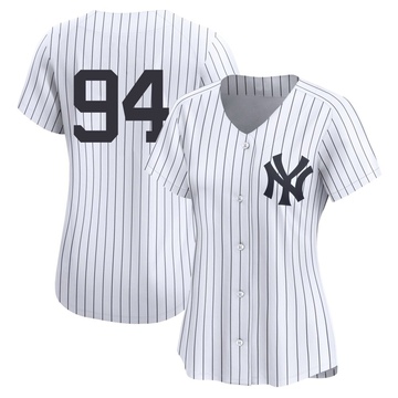 Yoendrys Gomez Women's Limited New York Yankees White Yankee Home 2nd Jersey